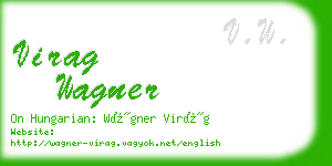 virag wagner business card